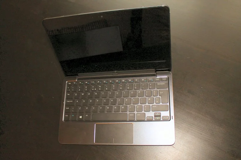 A chunkier, laptop-style keyboard is also available for use with the Venue 11 Pro (Photo: Stu Robarts/Gizmag)