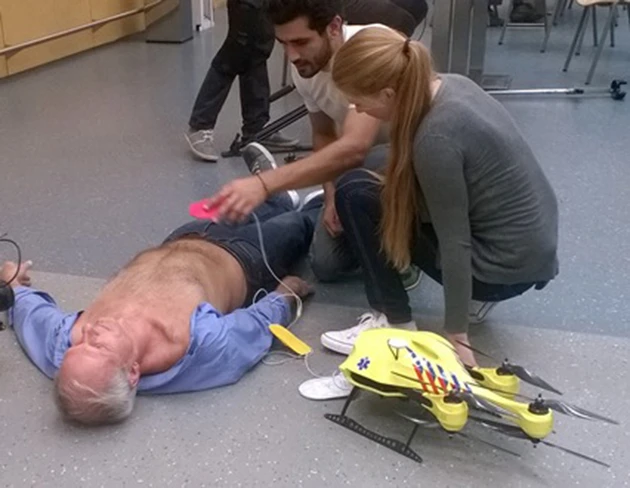 The inventor of the Ambulance Drone says it could boost cardiac arrest survival rates from eight to 80 percent