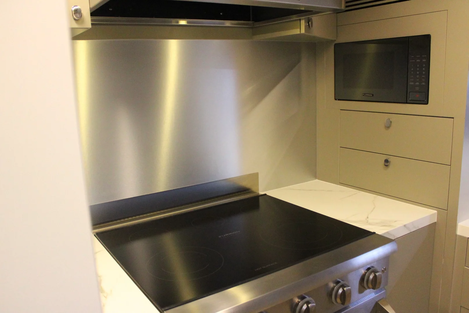 Along with the Angel hardware and software, Furrion also packs in its own kitchen appliances