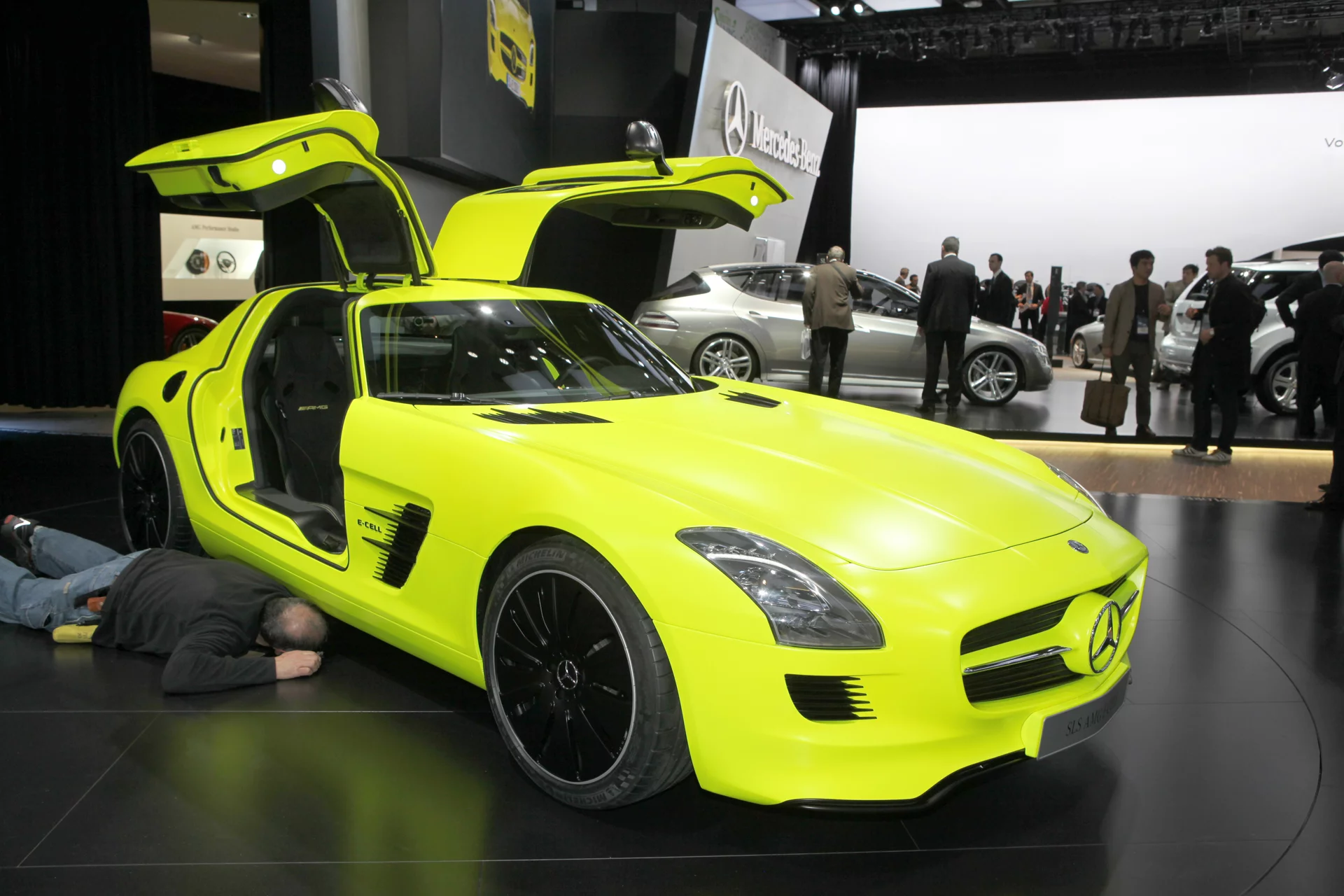The Mercedes-Benz SLS AMG E-Cell