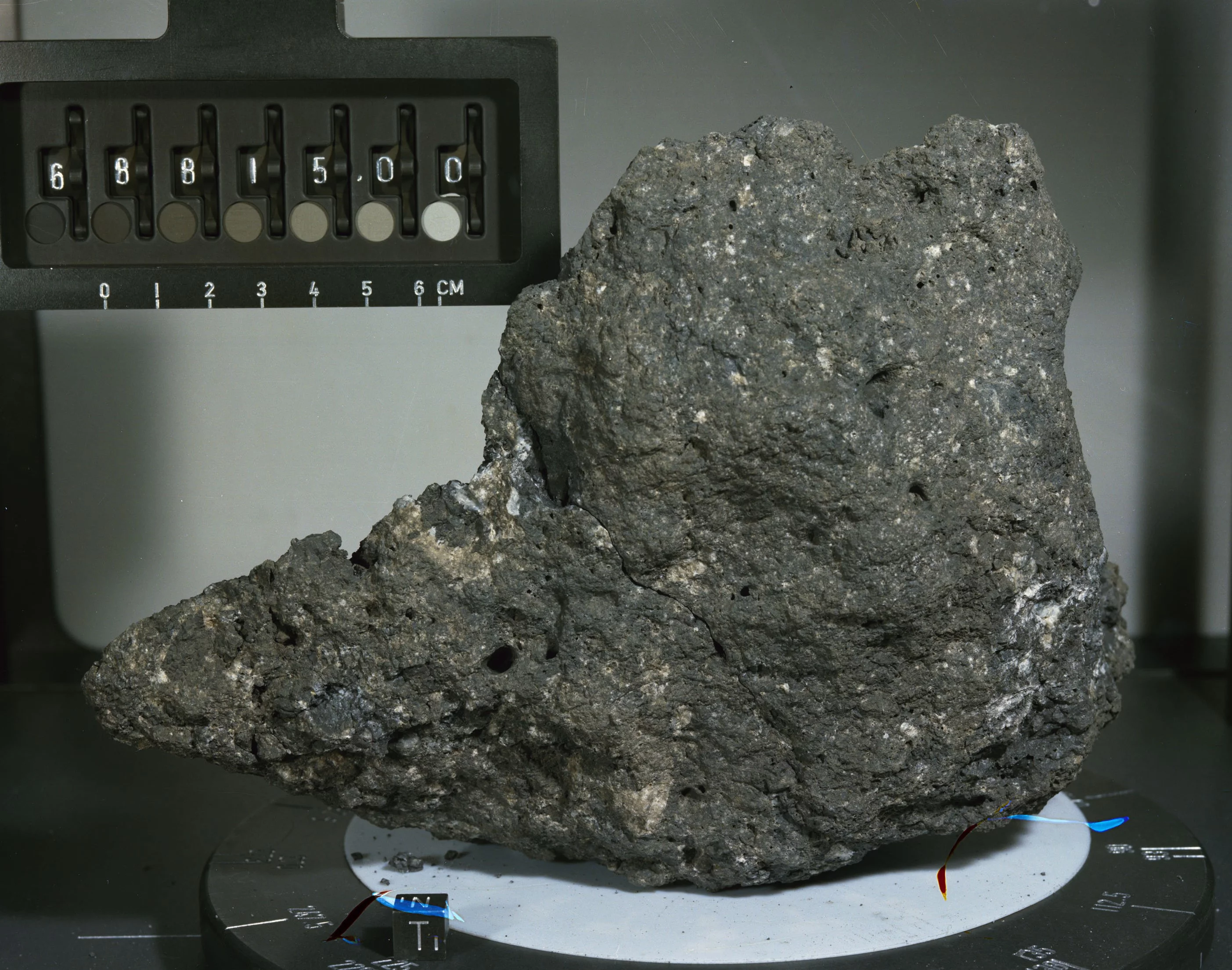 Th UMD study used lunar samples from the Apollo 16 mission to compare tungsten isotope levels (Photo: NASA/JSC)