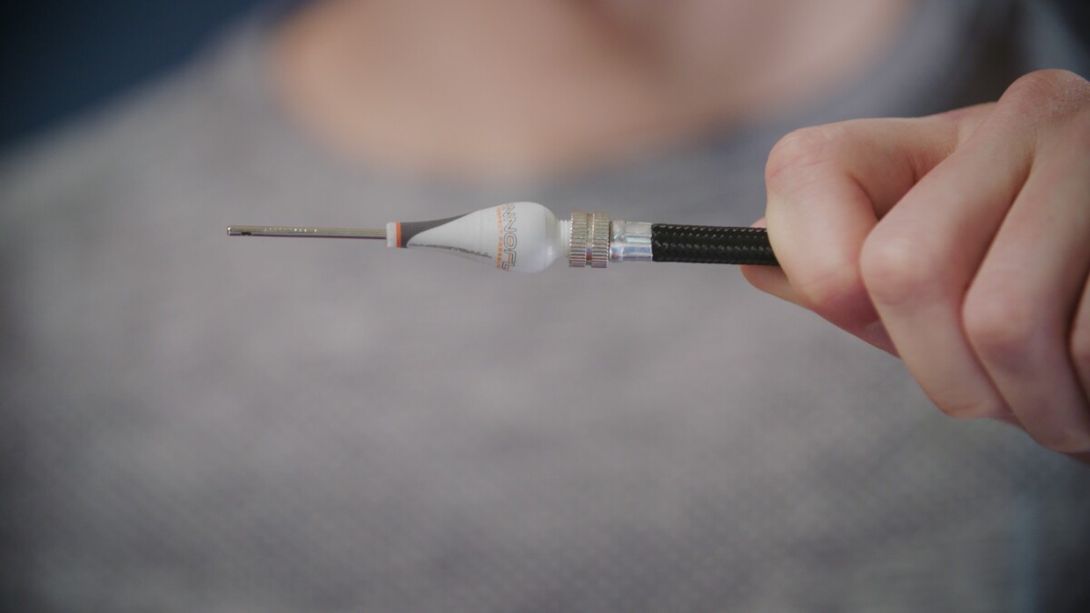 The Innoflate's bulb emits a whistling noise, once the ball's air pressure reaches exactly 8 PSI (0.6 bar)