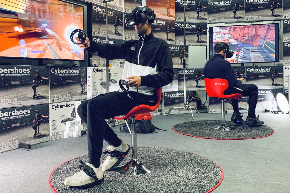 Cybershoes could solve the problem of walking around in VR