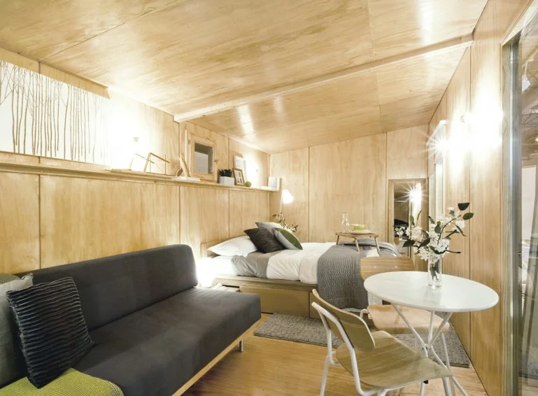 Vivood's interior is pretty sparse (Photo: Vivood)