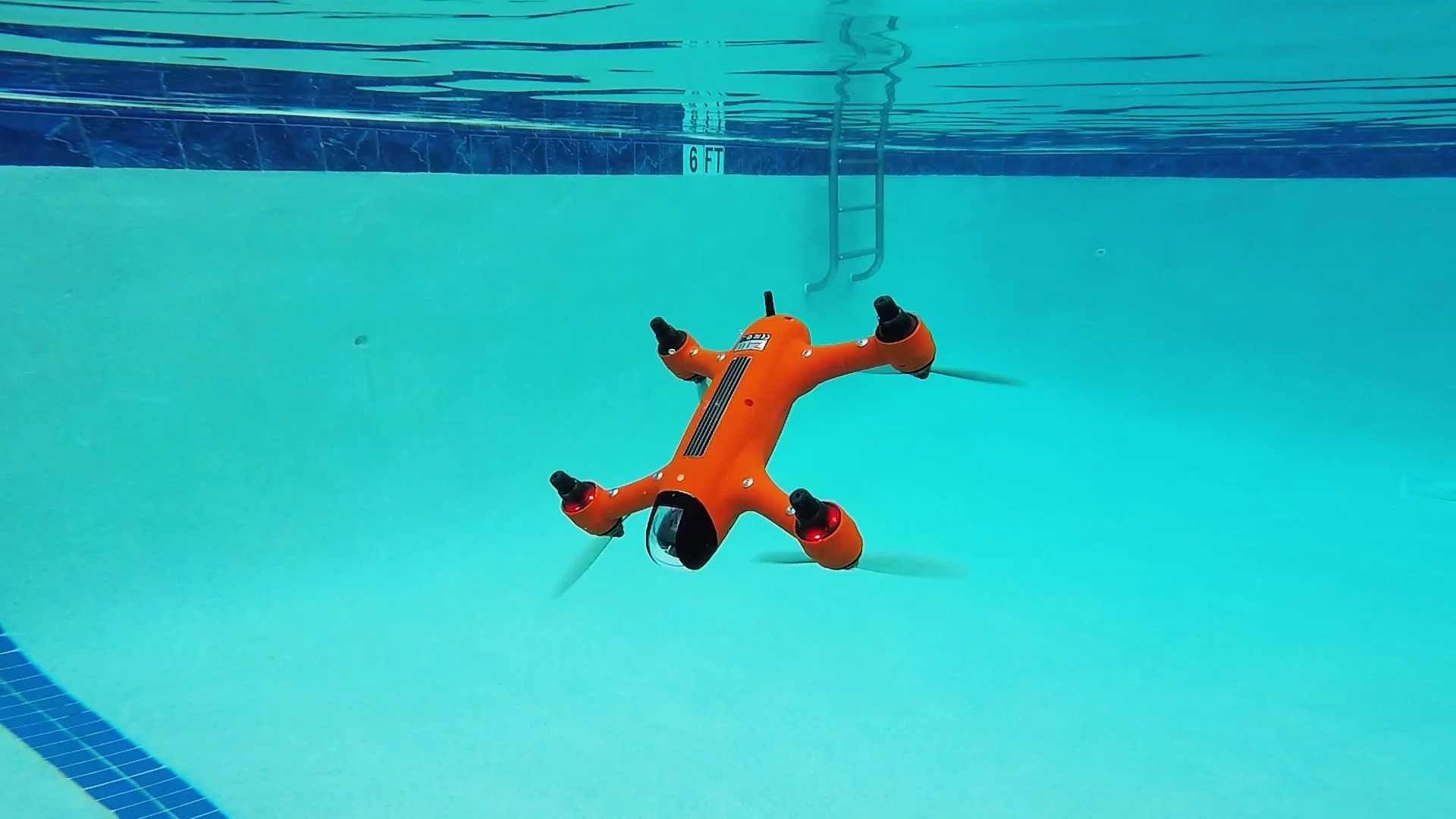 The Spry drone both flies through the air and goes underwater