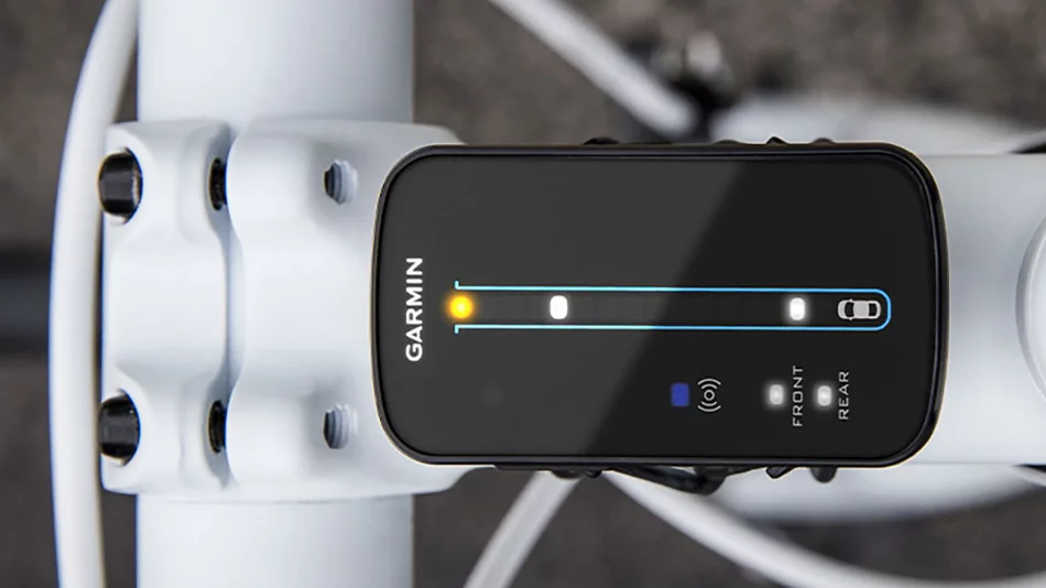 Garmin's Varia bike radar warns cyclists when cars are approaching from behind