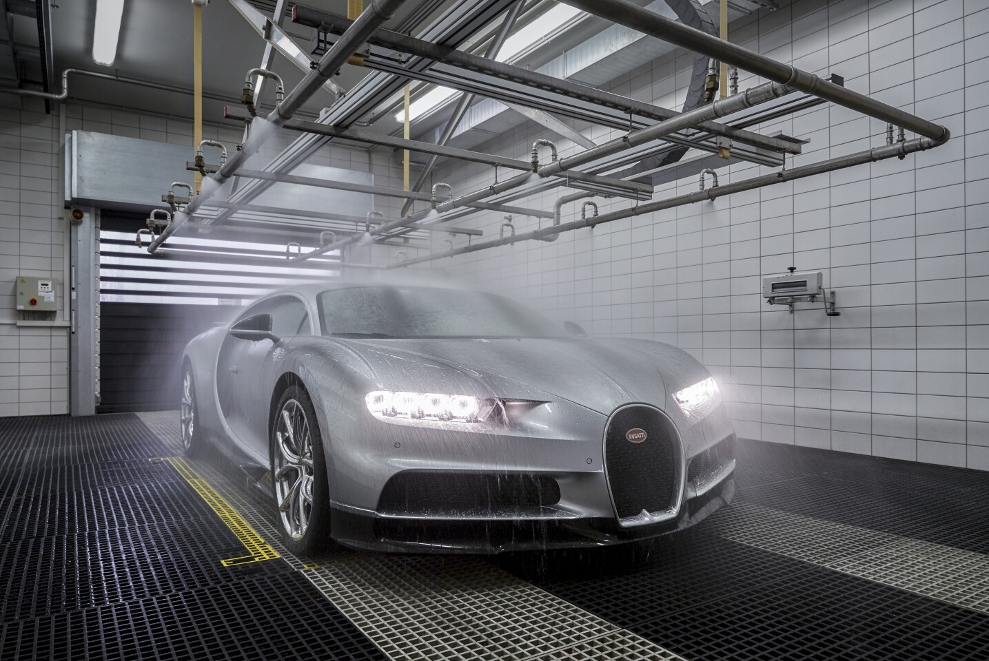 Bugatti builds all its cars by hand