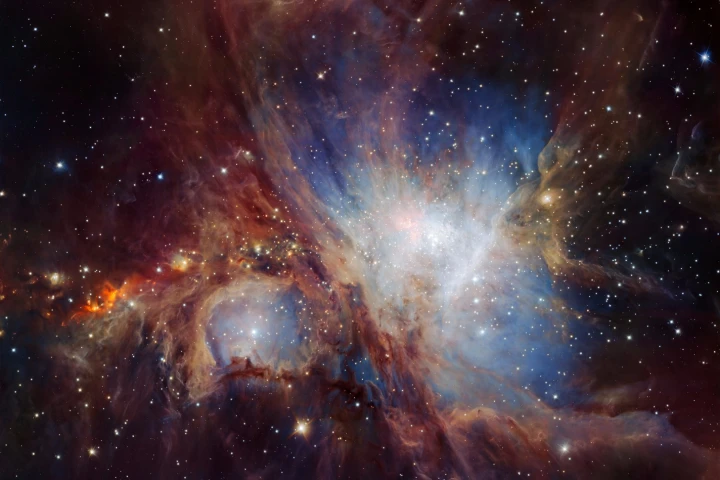 The new VLT image represents the deepest infrared view of the Orion Nebula taken so far