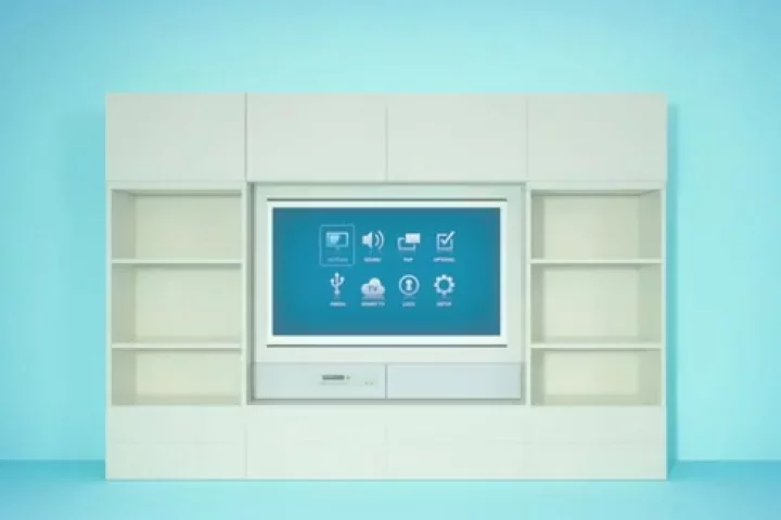 IKEA UPPLEVA all-in-one unit in white