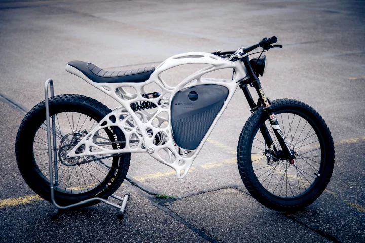 The Light Rider by Airbus subsidiary APWorks features an exoskeleton design