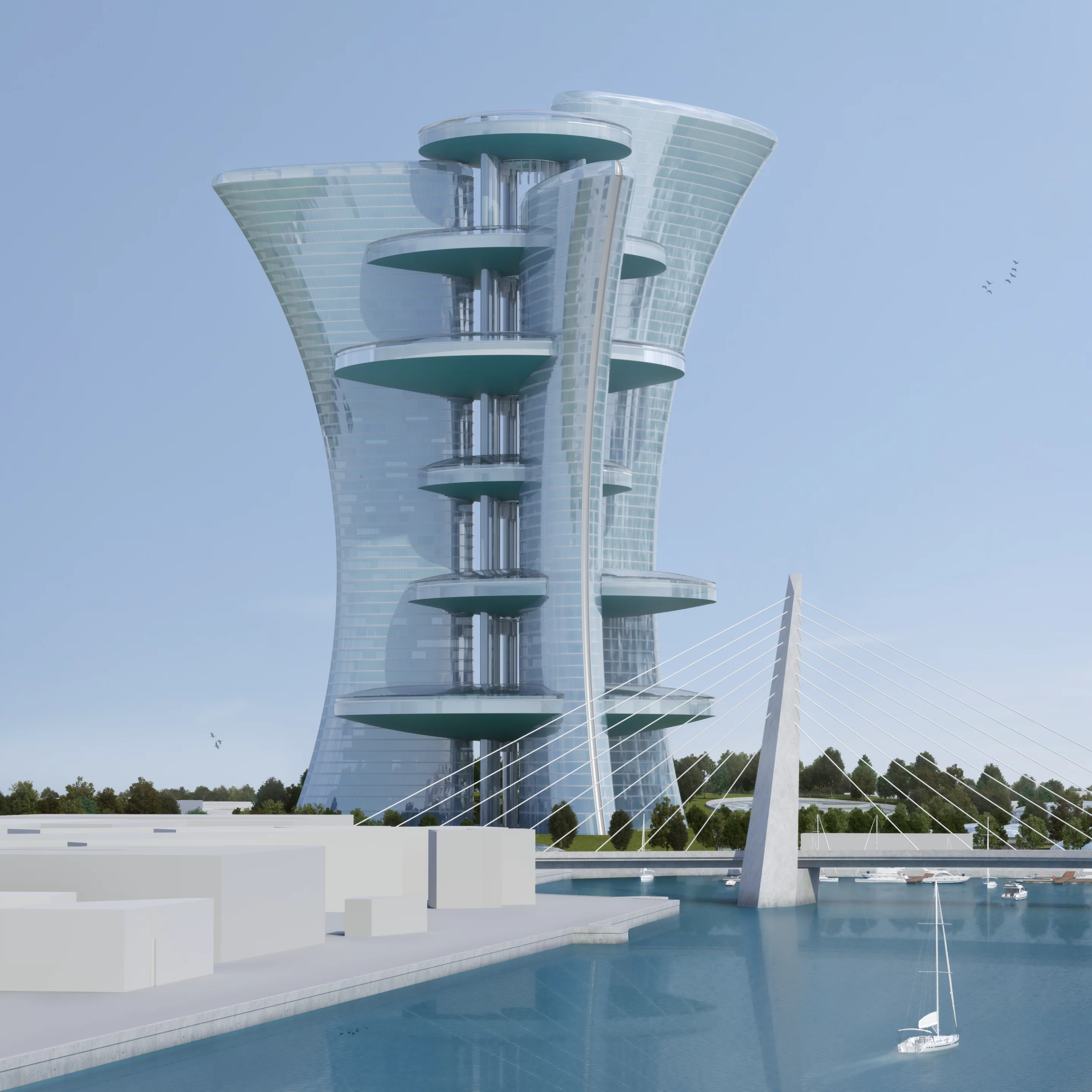 Pierre Cardin has pitched his latest creative concept to Venice - the Light Palace (Image: Palais Lumiere)