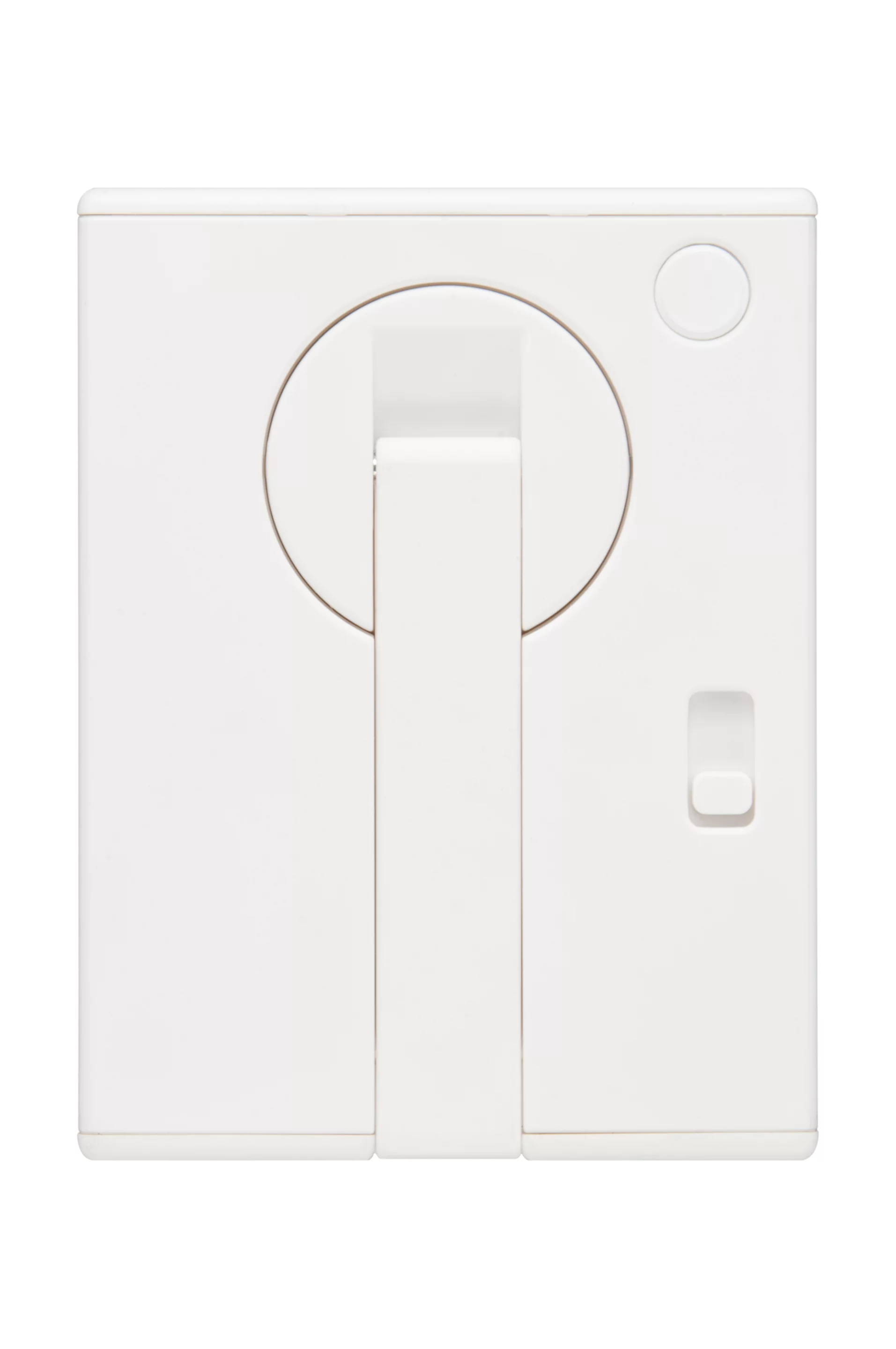 Close up of the hand crank