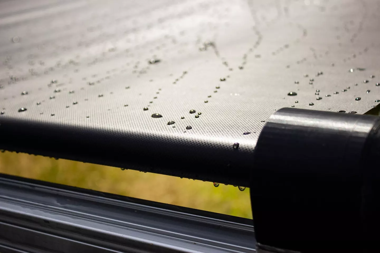 Nomad uses a waterproof fabric for protection in rain and snow