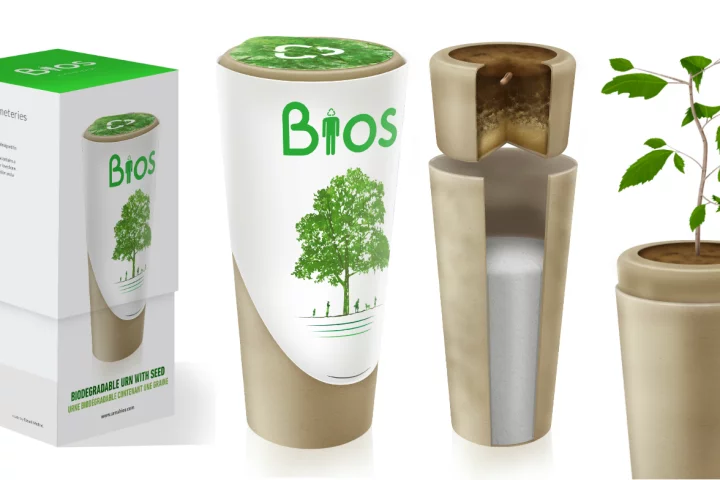 The Bios Urn for Pets is aimed at providing a living memorial of a lost family pet
