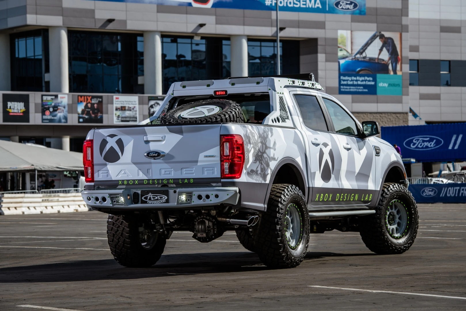The 2019 Xbox Ranger was inspired by video games and includes a rear-seat dual-Xbox gaming system inside