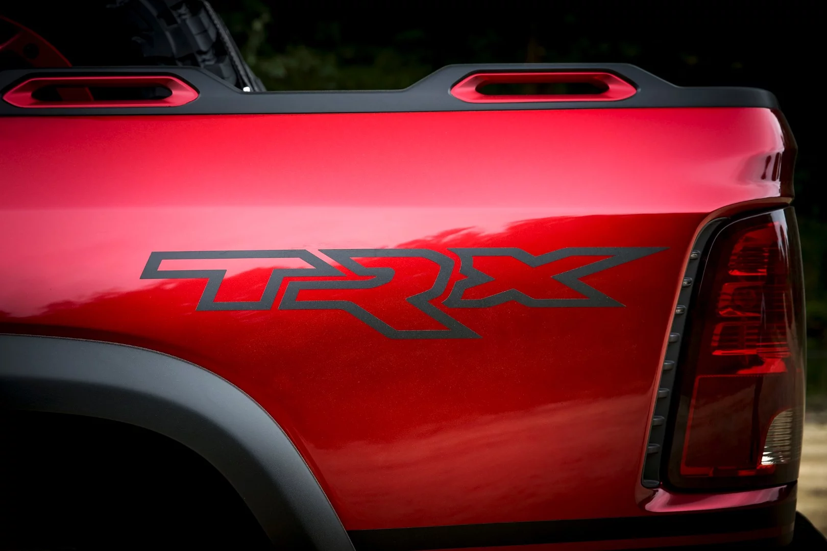 The tracks have been stretched and sit below flared fenders