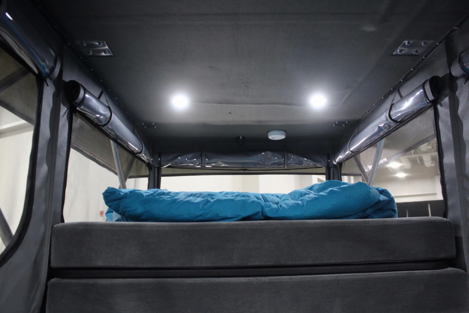 The CV1 pop-up sleeper roof design has changed since the prototype