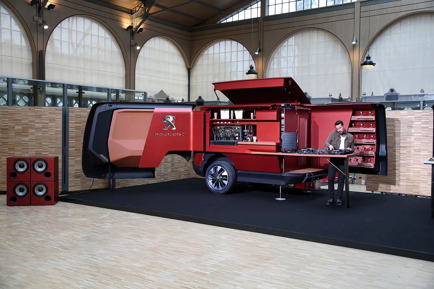 The product of the fertile minds at Peugeot's Design Lab, Le Bistrot du Lion