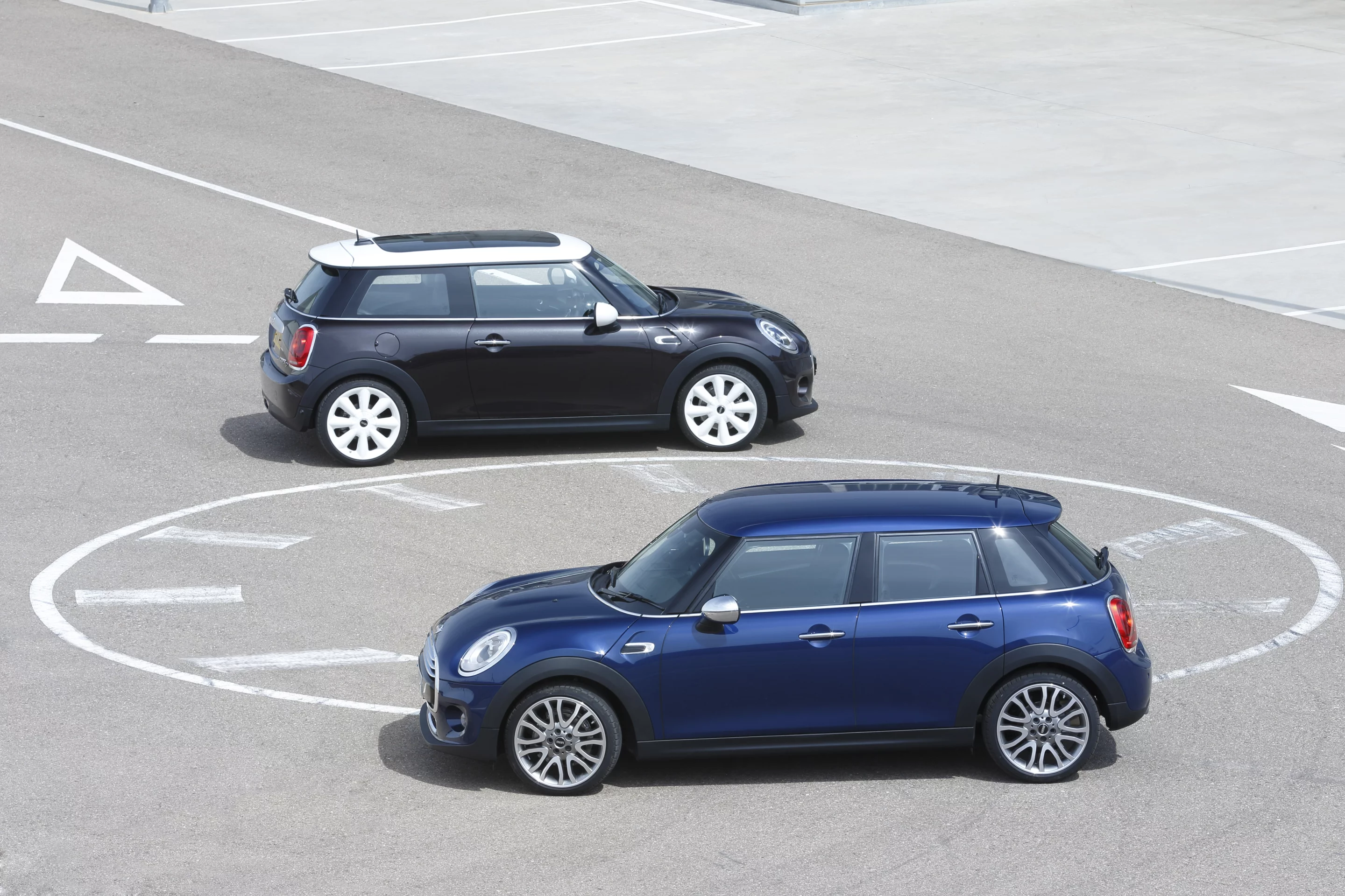 The 5-door Mini compared to the 3-door