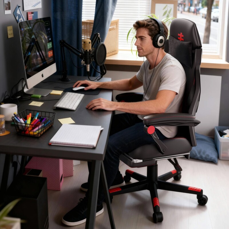 If you're stuck at a desk, sit on something decent