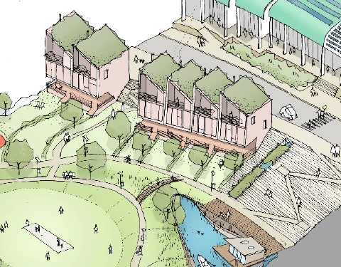 In the future Coutts foresees that large communities will be holistically planned to be better prepared for flooding and climate change