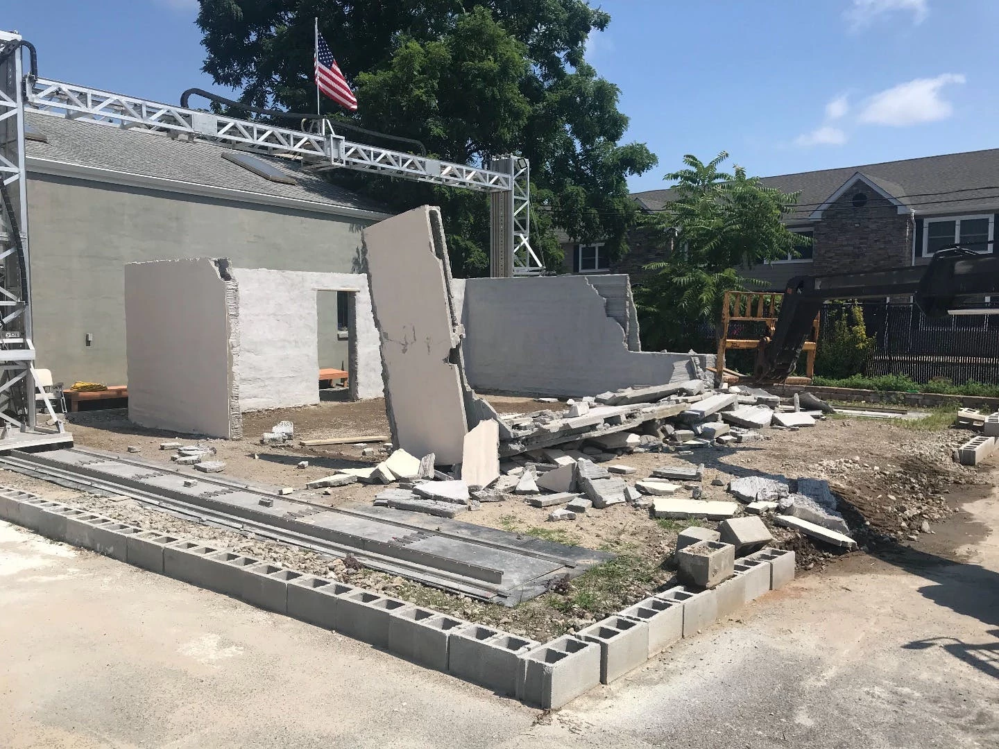 The prototype home shown has since been demolished