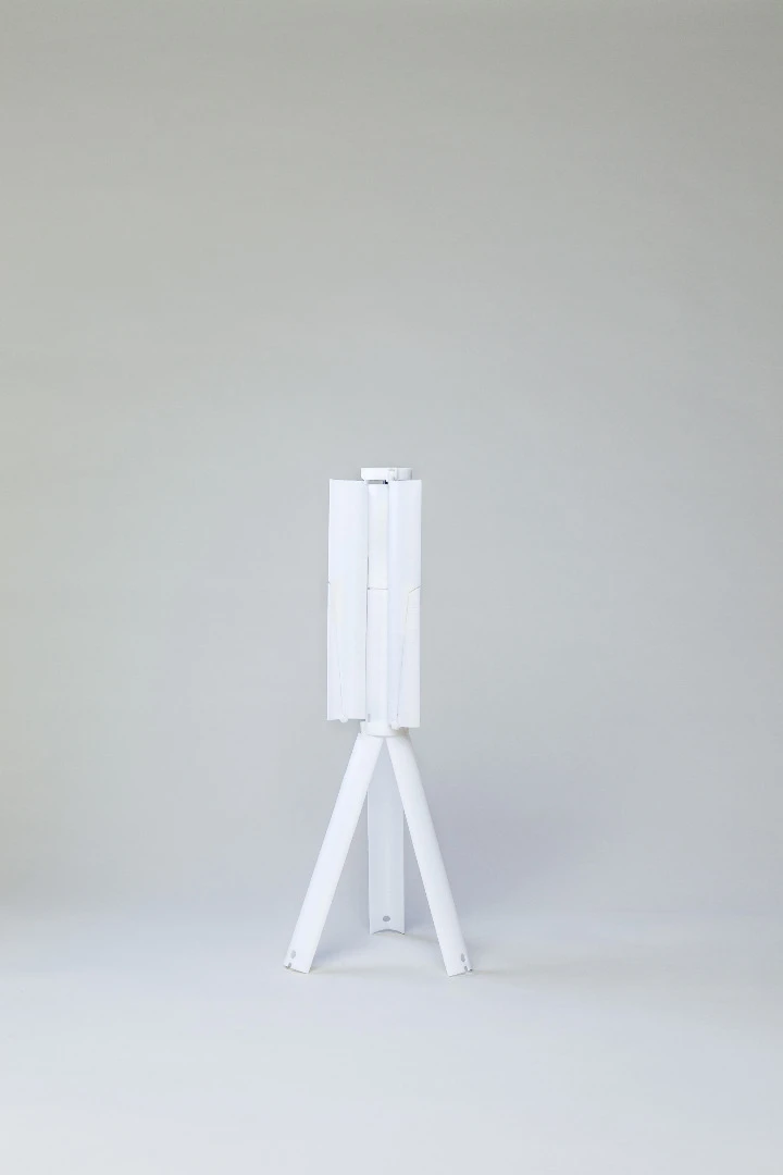The Trinity set up vertically for high wind speeds