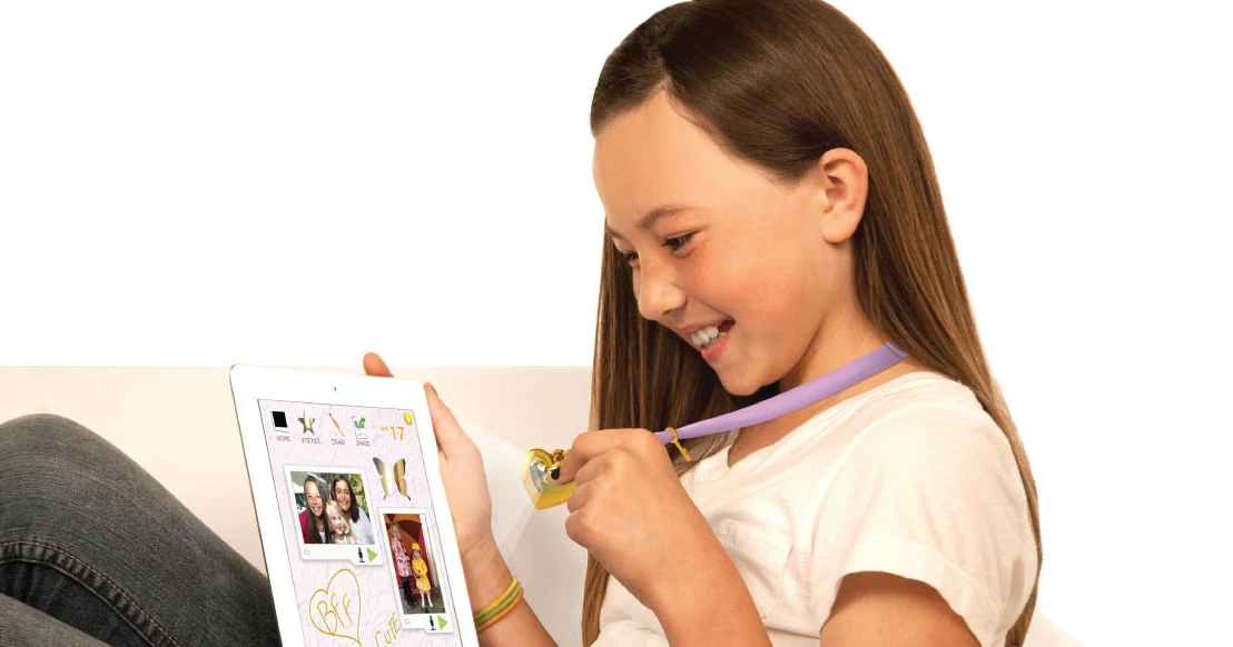 iHeart Locket is an iPad based diary for children which can be locked using an accompanying smart necklace pendant