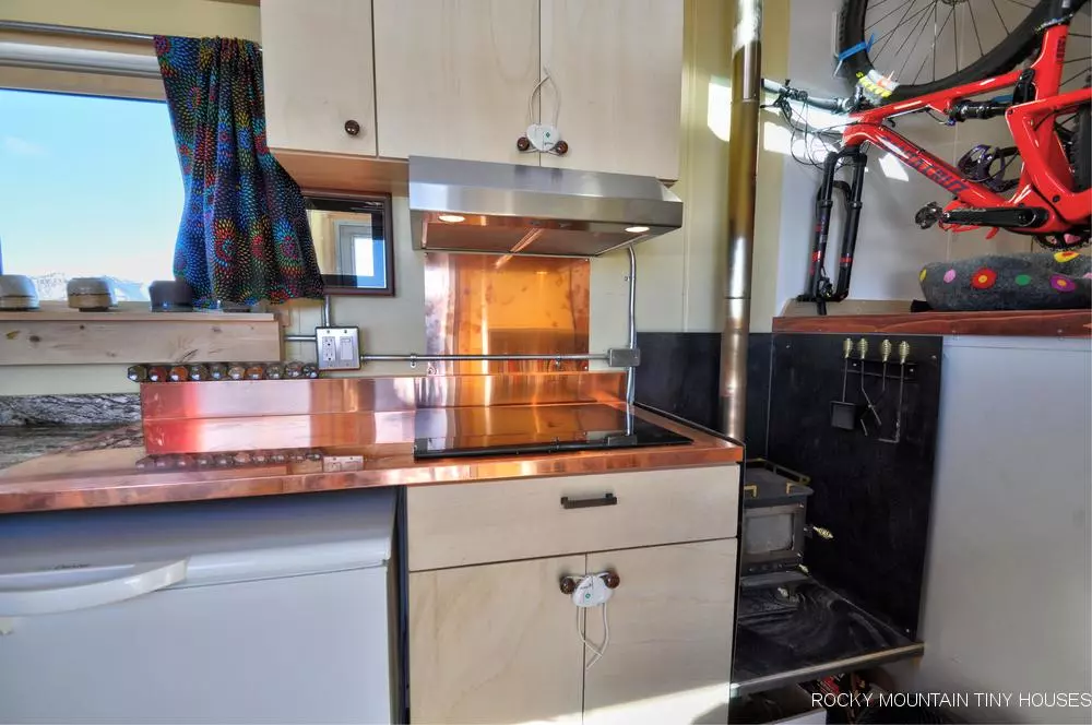 The Tucson's kitchen includes a copper countertop