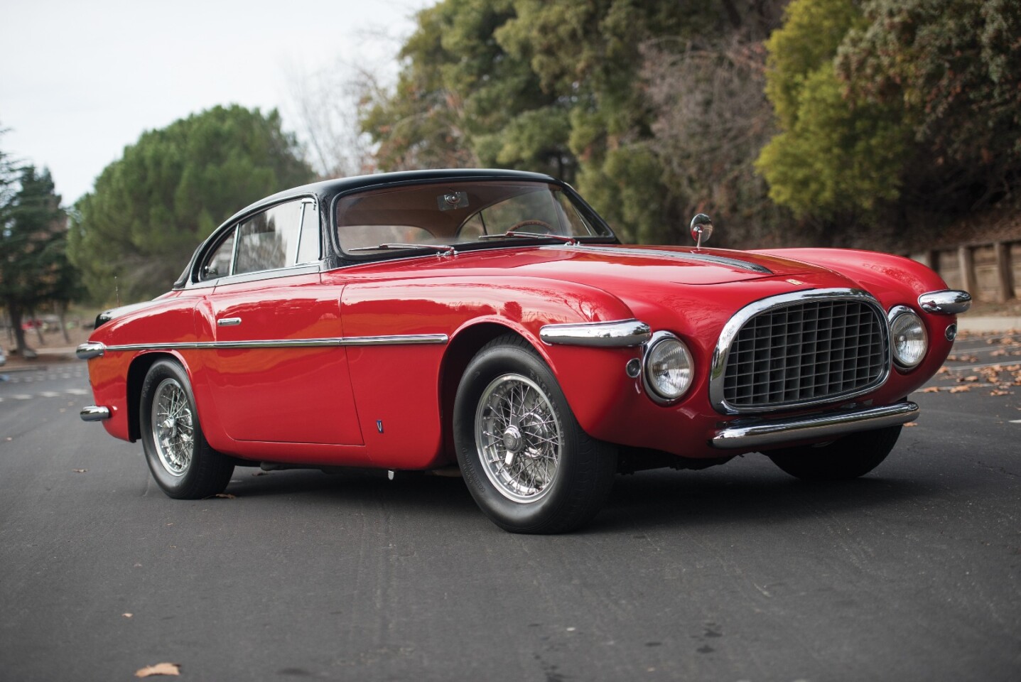 This 1953 Ferrari 212 Inter Coupe by Vignale has an estimated price of $1,800,000 to $2,200,000