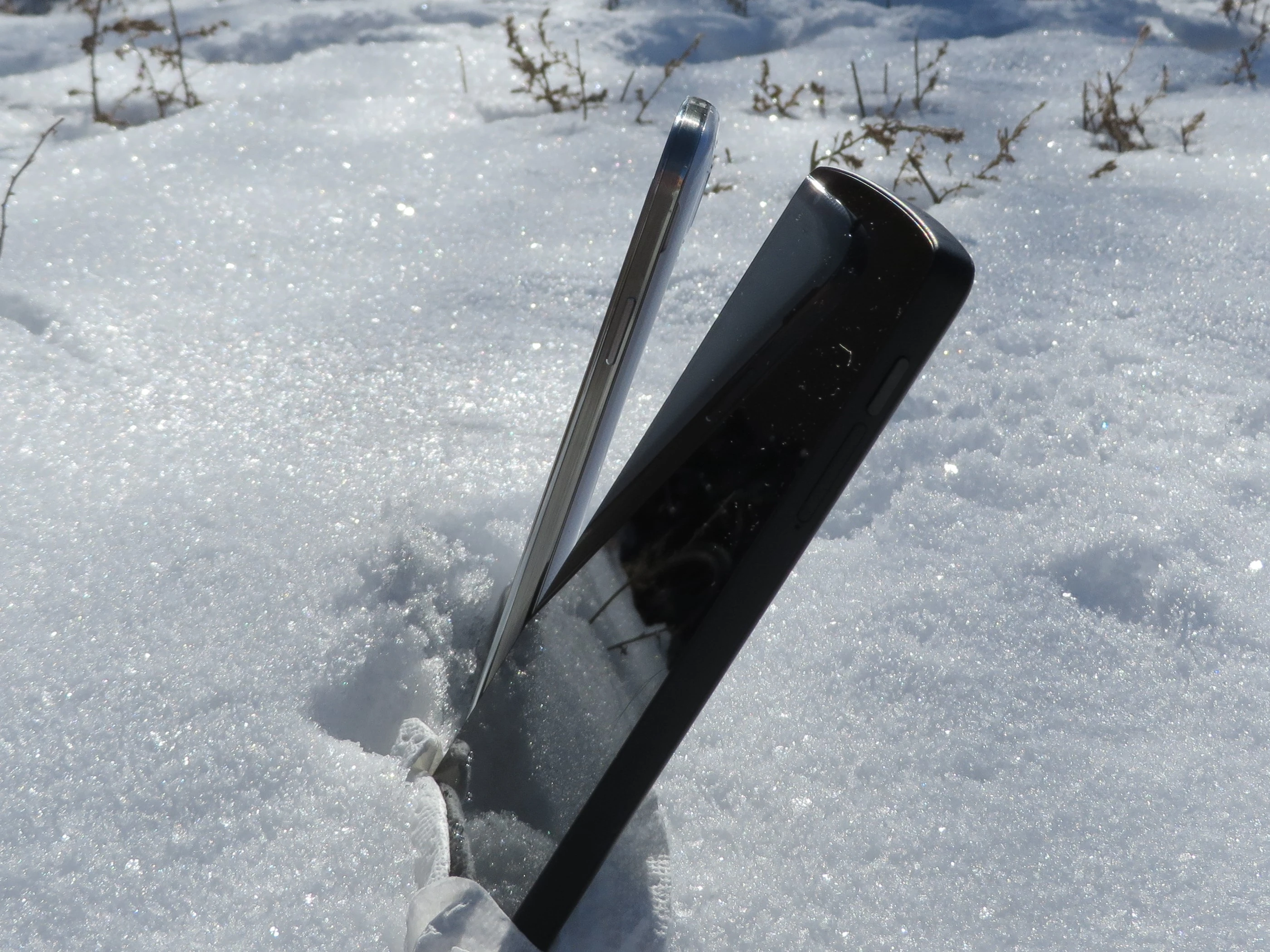 The shape of the phones is nearly identical