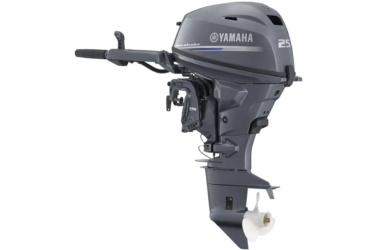 The new Yamaha F25 outboard engine