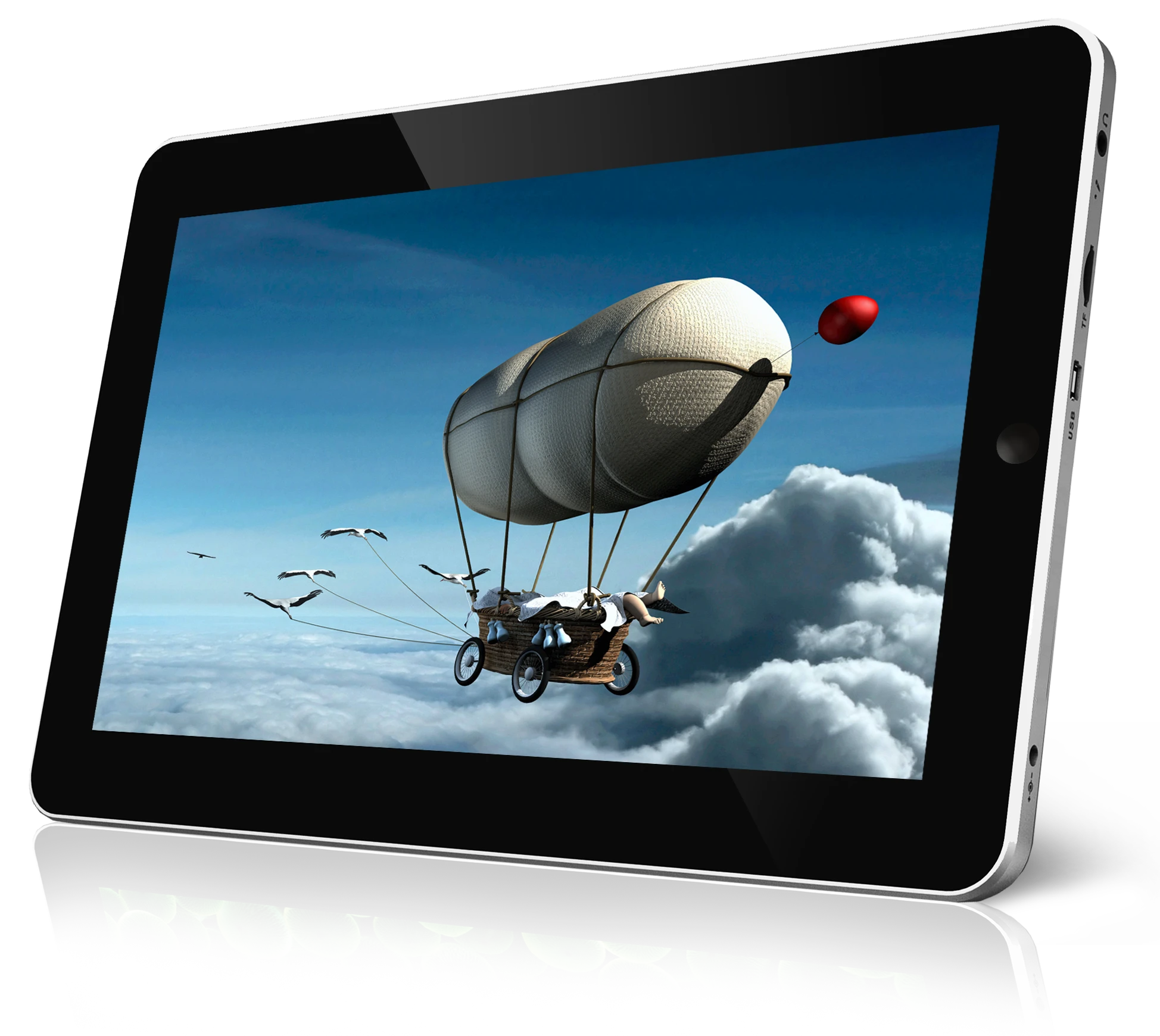 The 1000ET also has 2GB of internal storage expandable via microSD slot