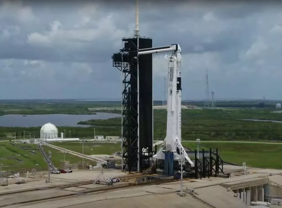 Demo-2 on the launch pad