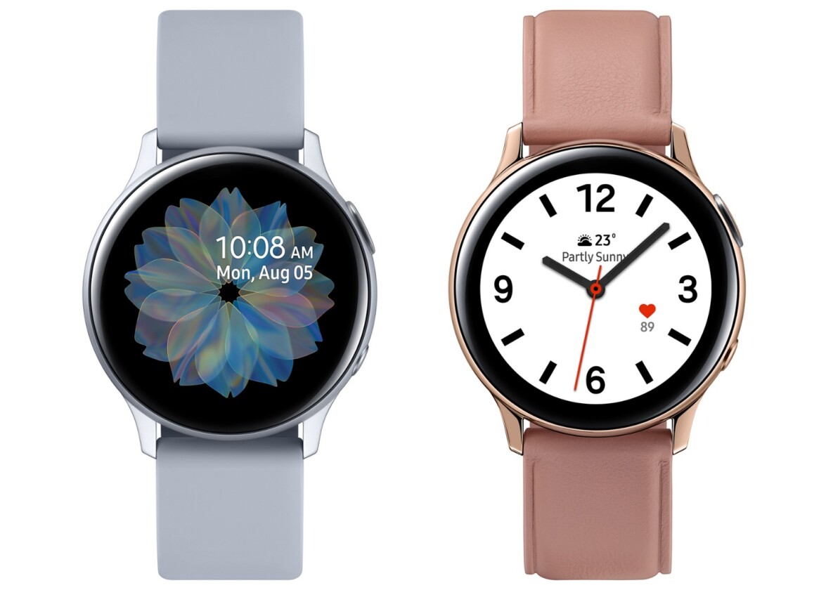 A total of 12 different styles and sizes of the Samsung Galaxy Watch Active2 are available