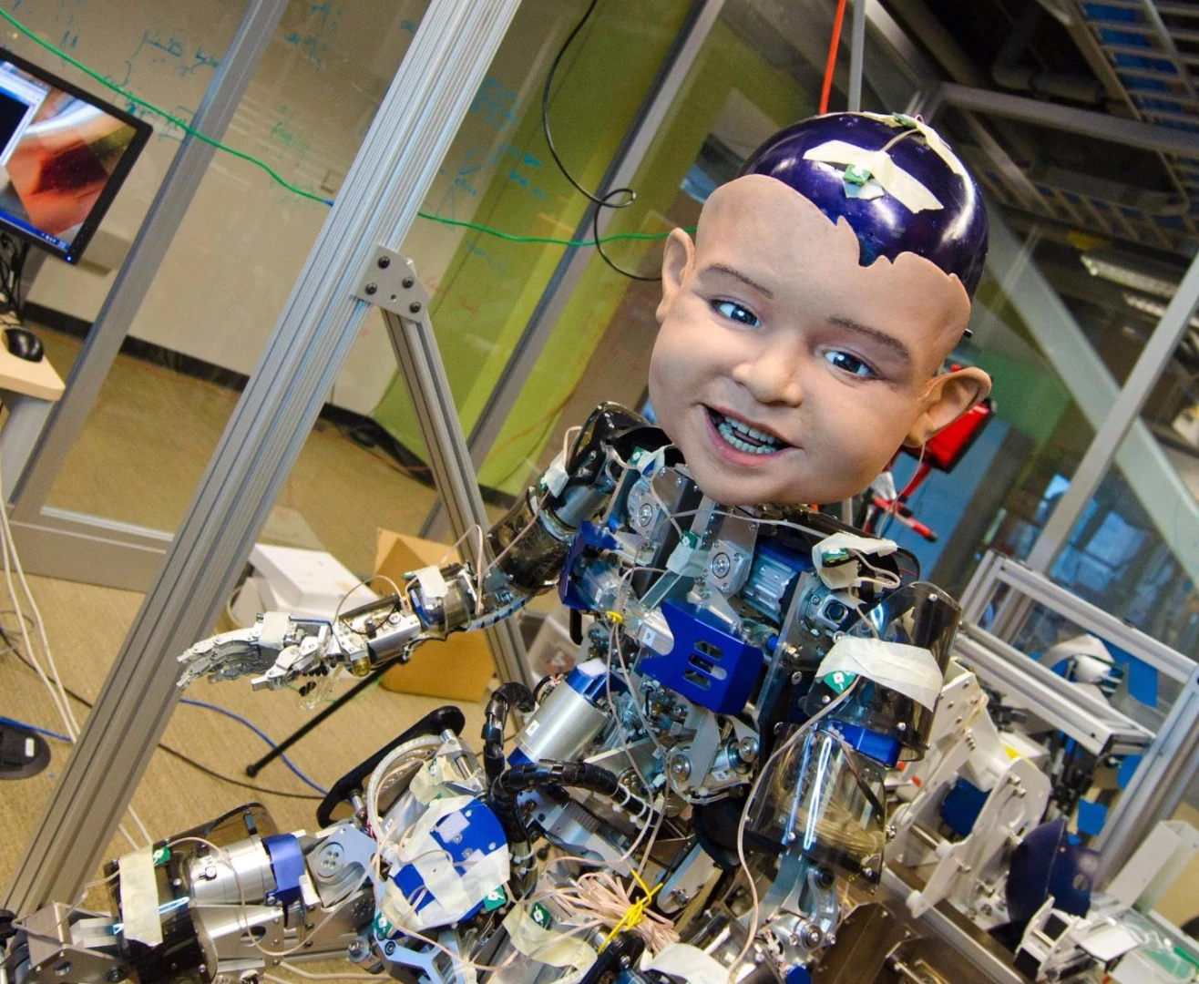 The Diego-san robot, which isn't creepy at all