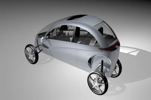 The TVA Gazelle tilting 4-wheeler concept