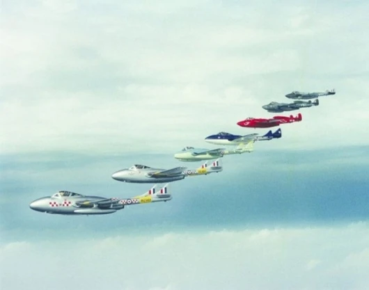 Seven members of the Source Classic Jet Flight