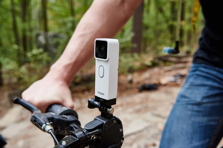 The Mofily YoCam is compatible with a wide variety of camera mounting accessories for action, sports, or adventure