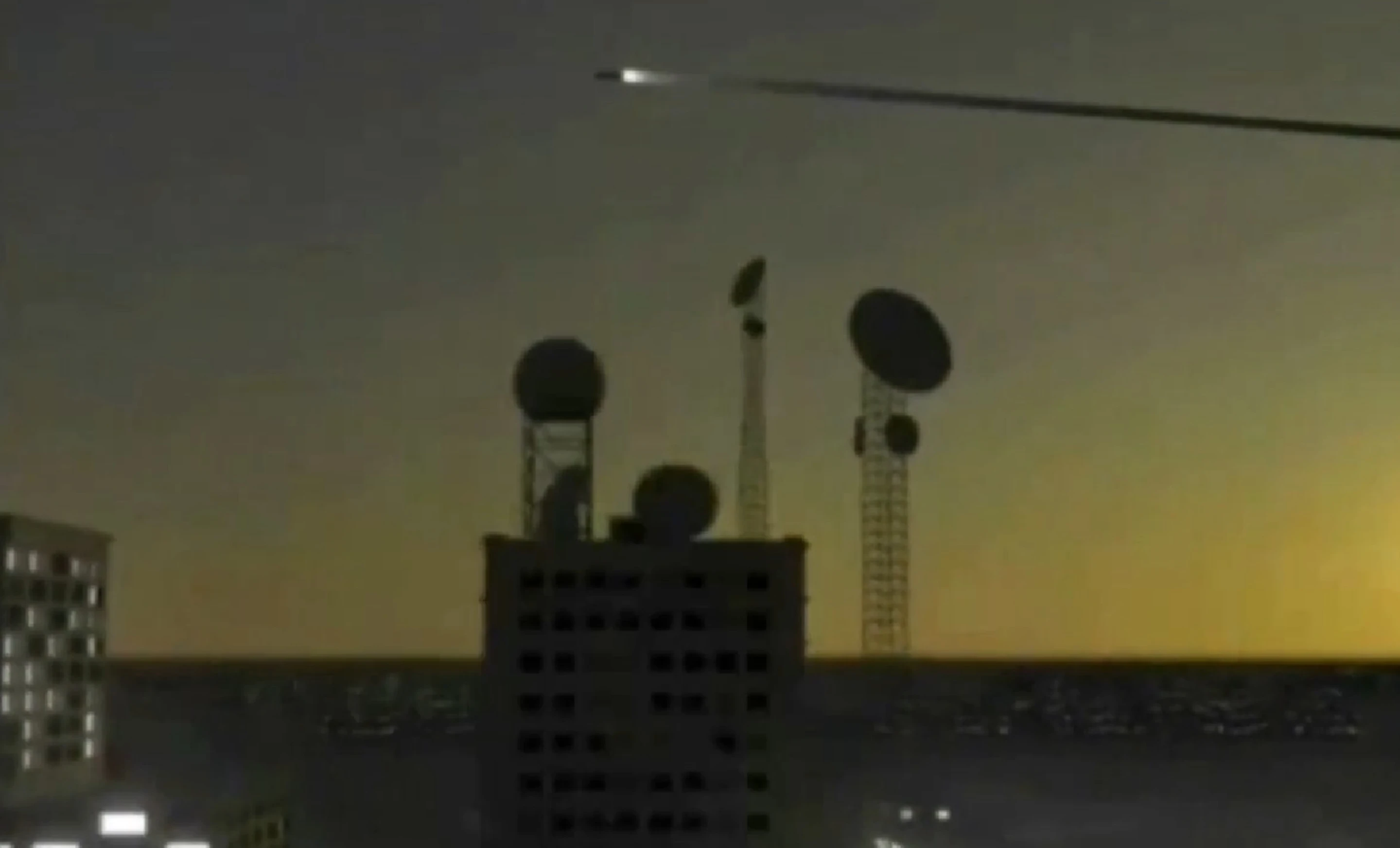 Artist's impression of a CHAMP missile attack