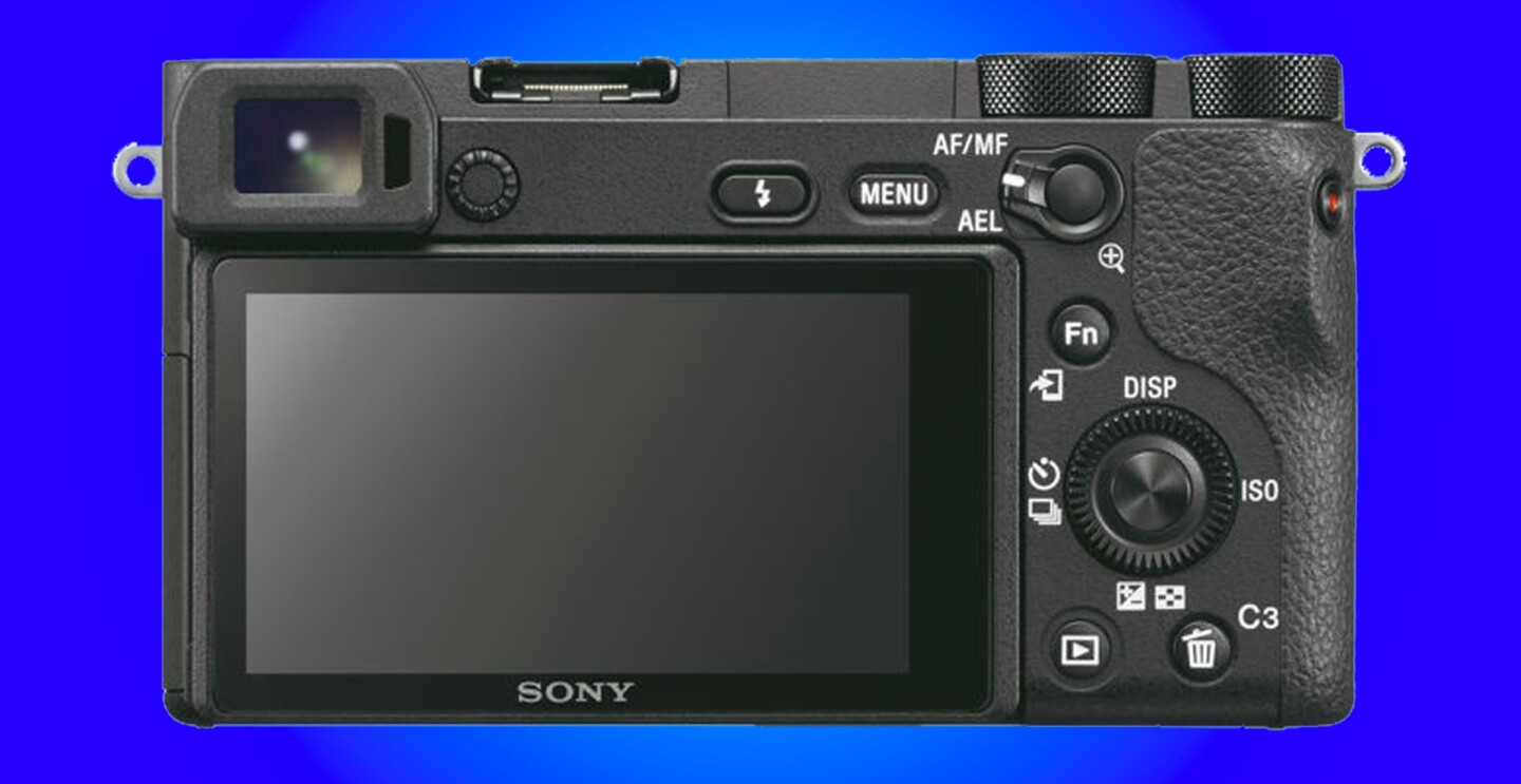 The Sony A6500 mirrorless camera features a fast autofocus system and 4K video recording