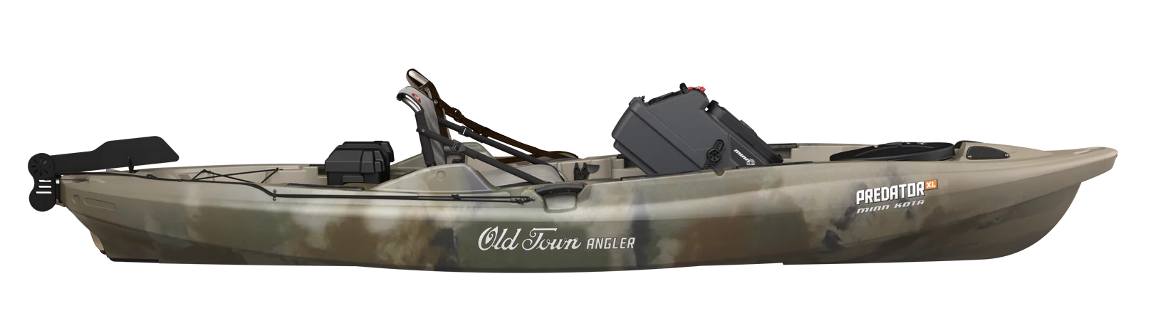 The Predator XL gets trolling power from a Minn Kota motor module