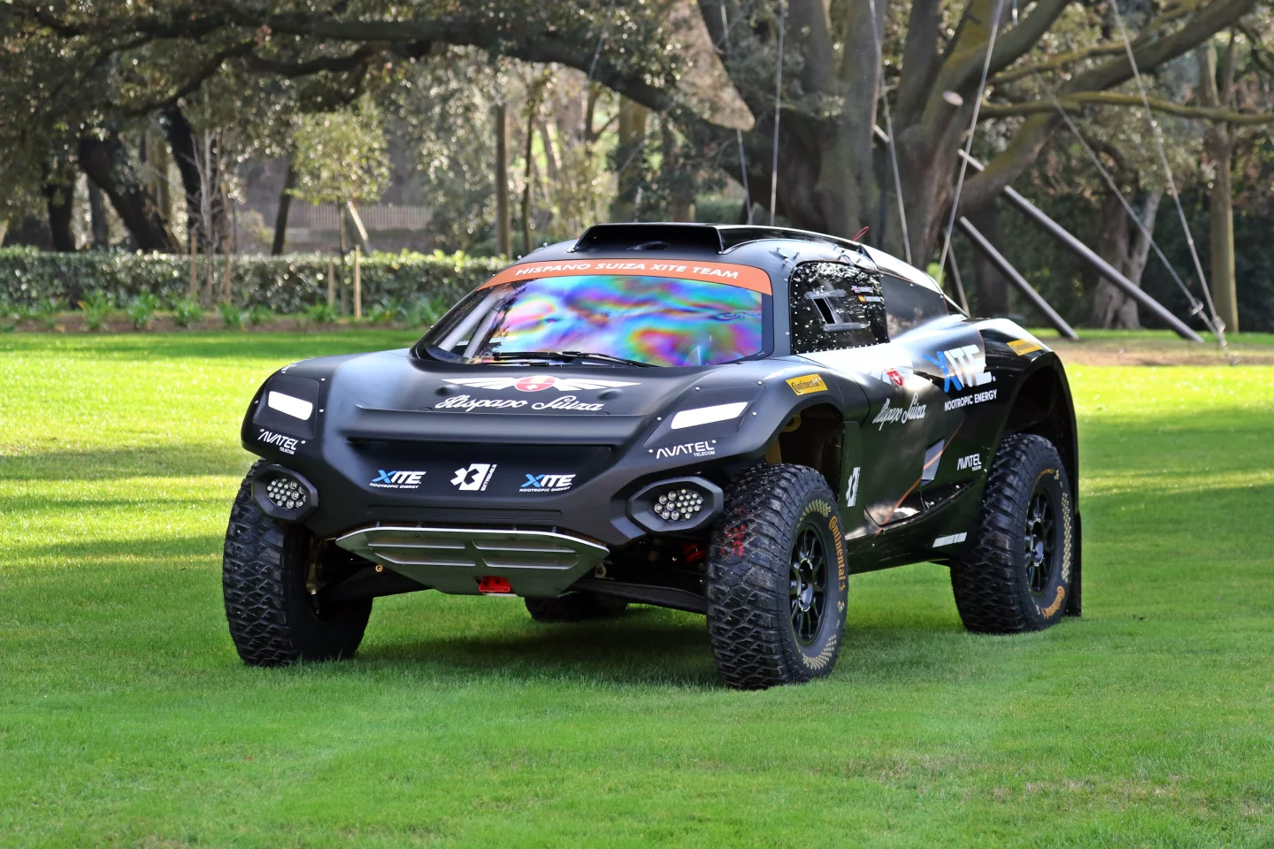 The HS Extreme E race car is an all-terrain SUV with 550 hp