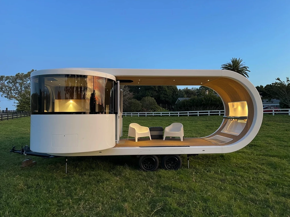 Initially introduced as a concept in 2012, the Romotow caravan is now officially here