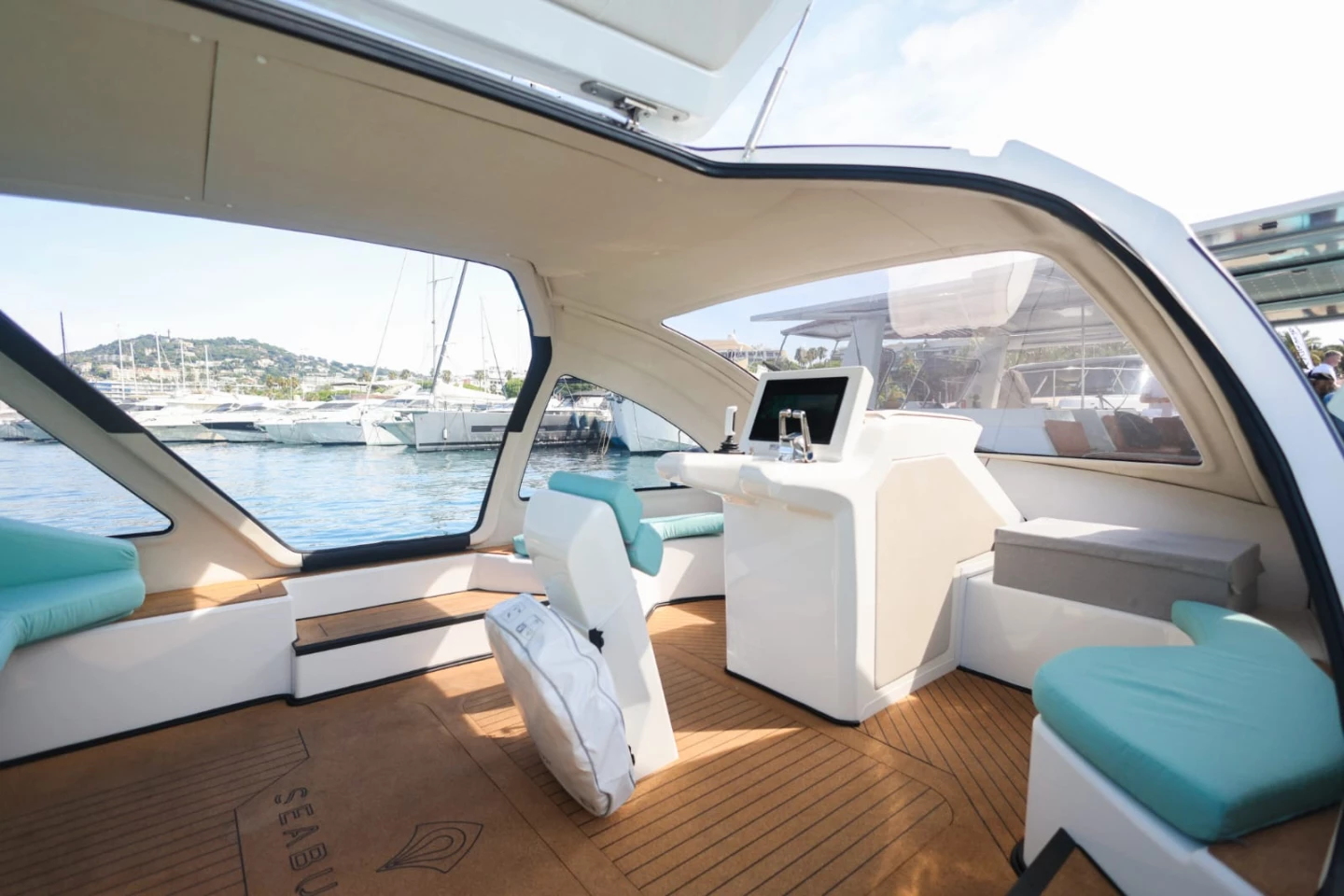 The Smart Bubble's swanky interior