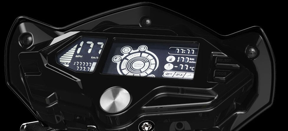 Sur-Ron White Ghost: nifty looking dash