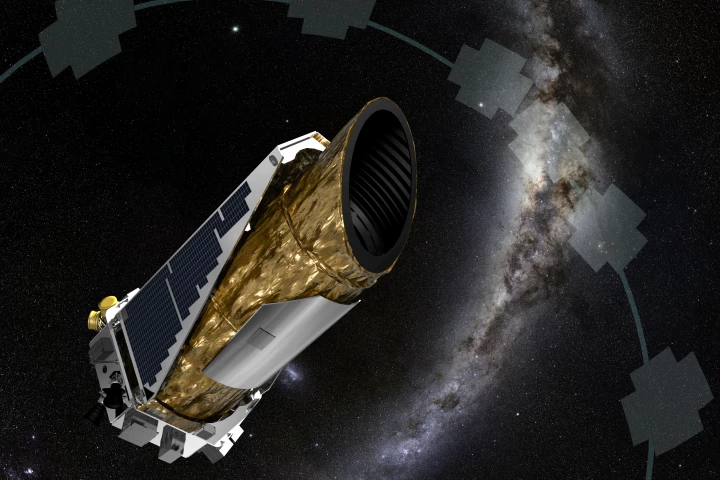 Artist's concept of Kepler carrying out its new K2 mission(Image: NASA Ames/JPL-Caltech/T Pyle)