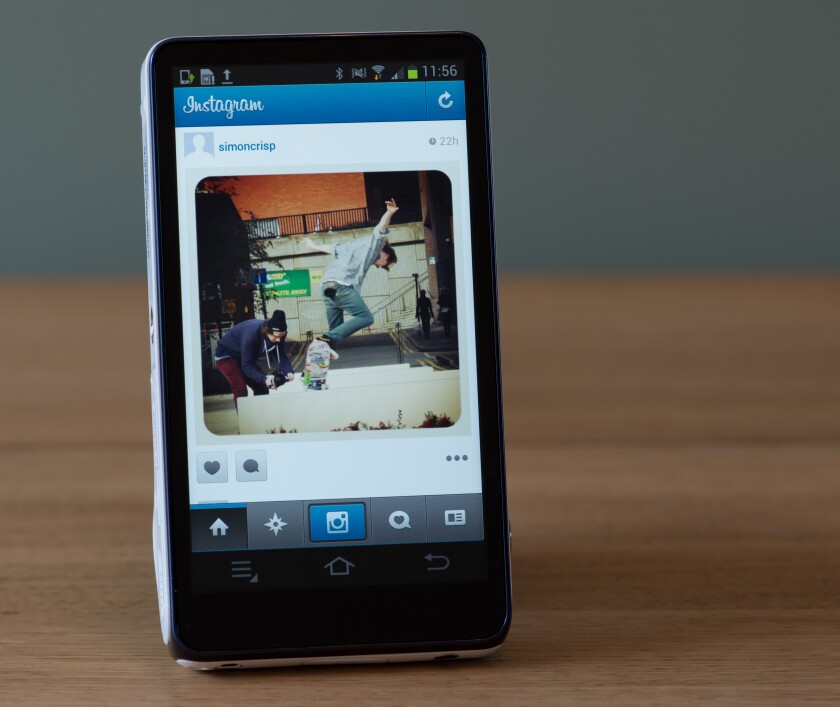 Installed on the Samsung Galaxy Camera is the darling app of mobile photographers (and people who like to take photos of their food everywhere), Instagram