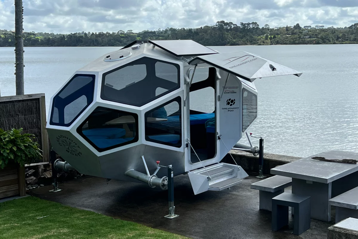 Among other things, the POD can be utilized as a mobile office, camping trailer or tiny home