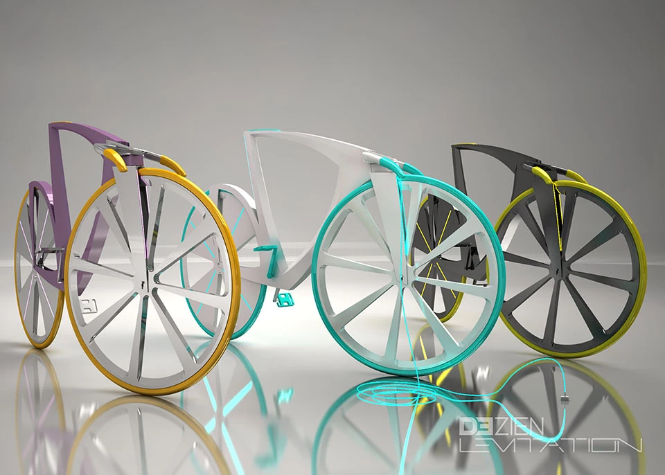 Its main feature is the integrated battery which is charged as the bike is ridden